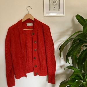 Everlane alpaca cardigan